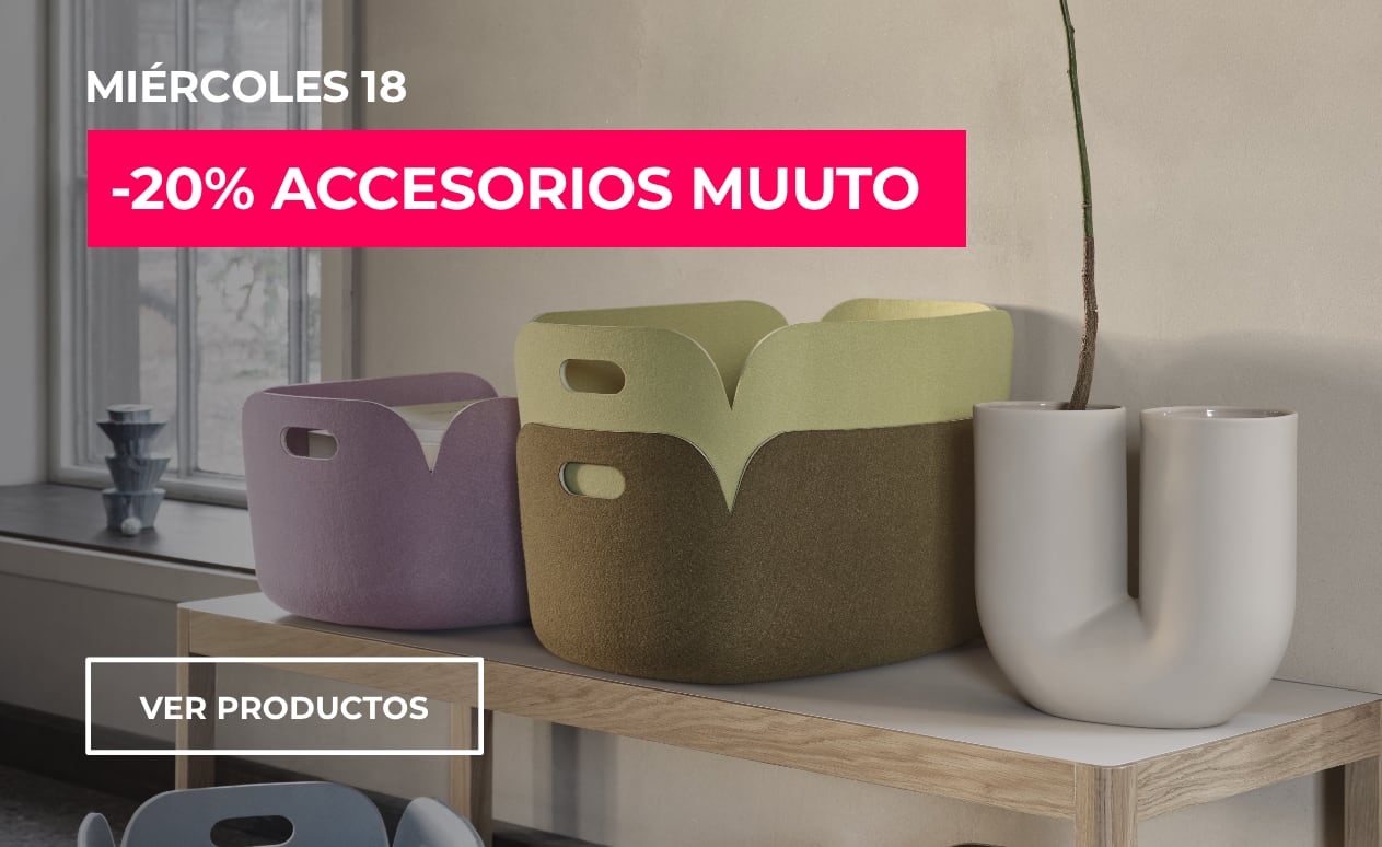 Promoción de 20% en Accesorios MUUTO