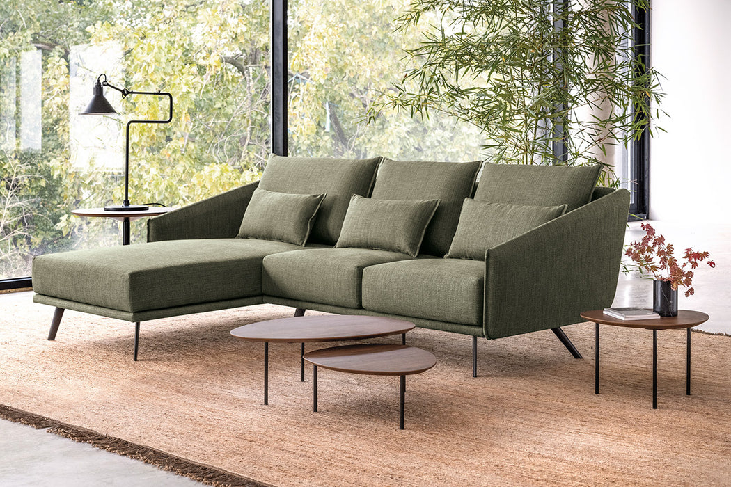Couture Sofa with Chaise Longue